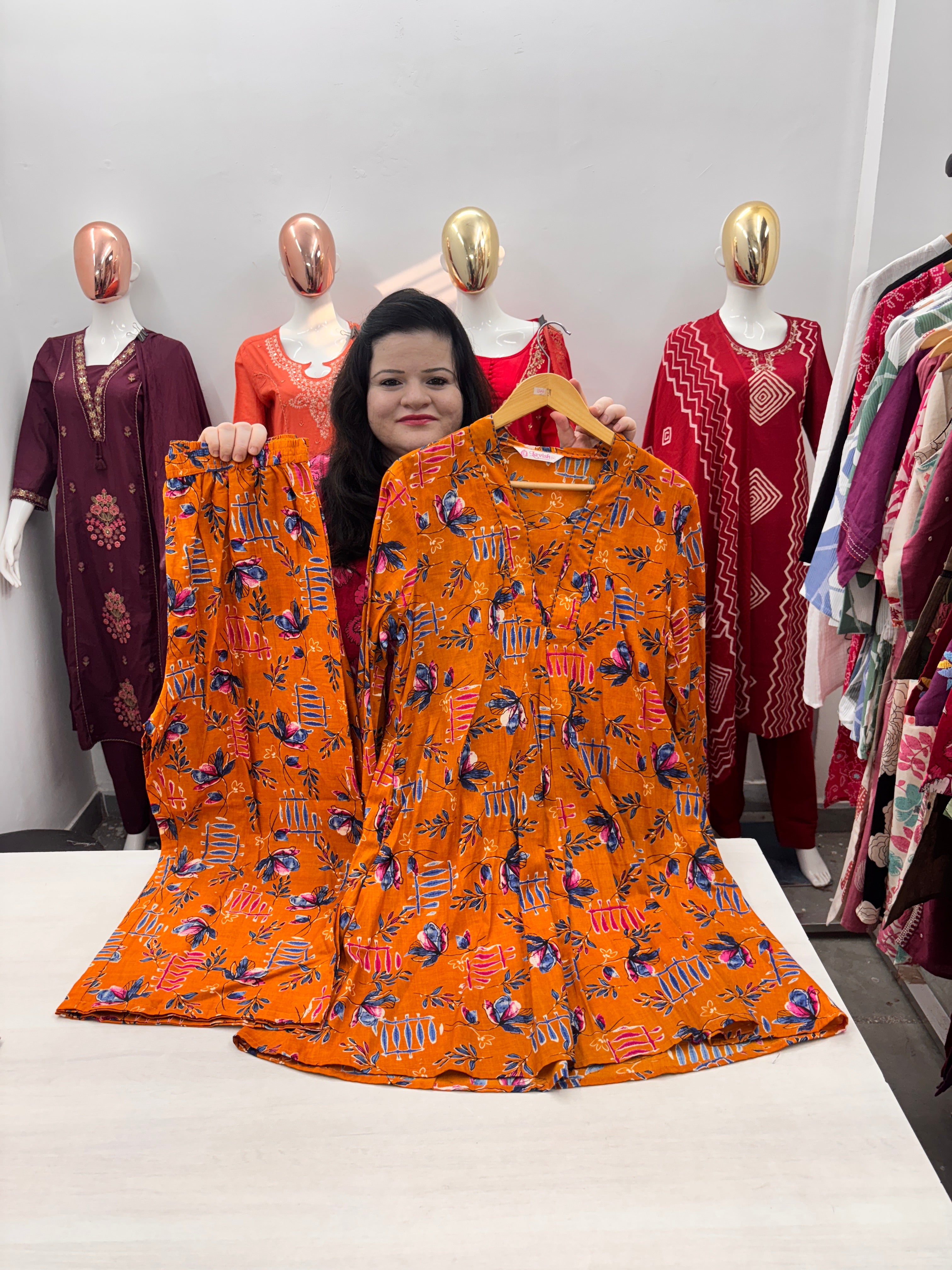 Taj cotton coord set with plazo