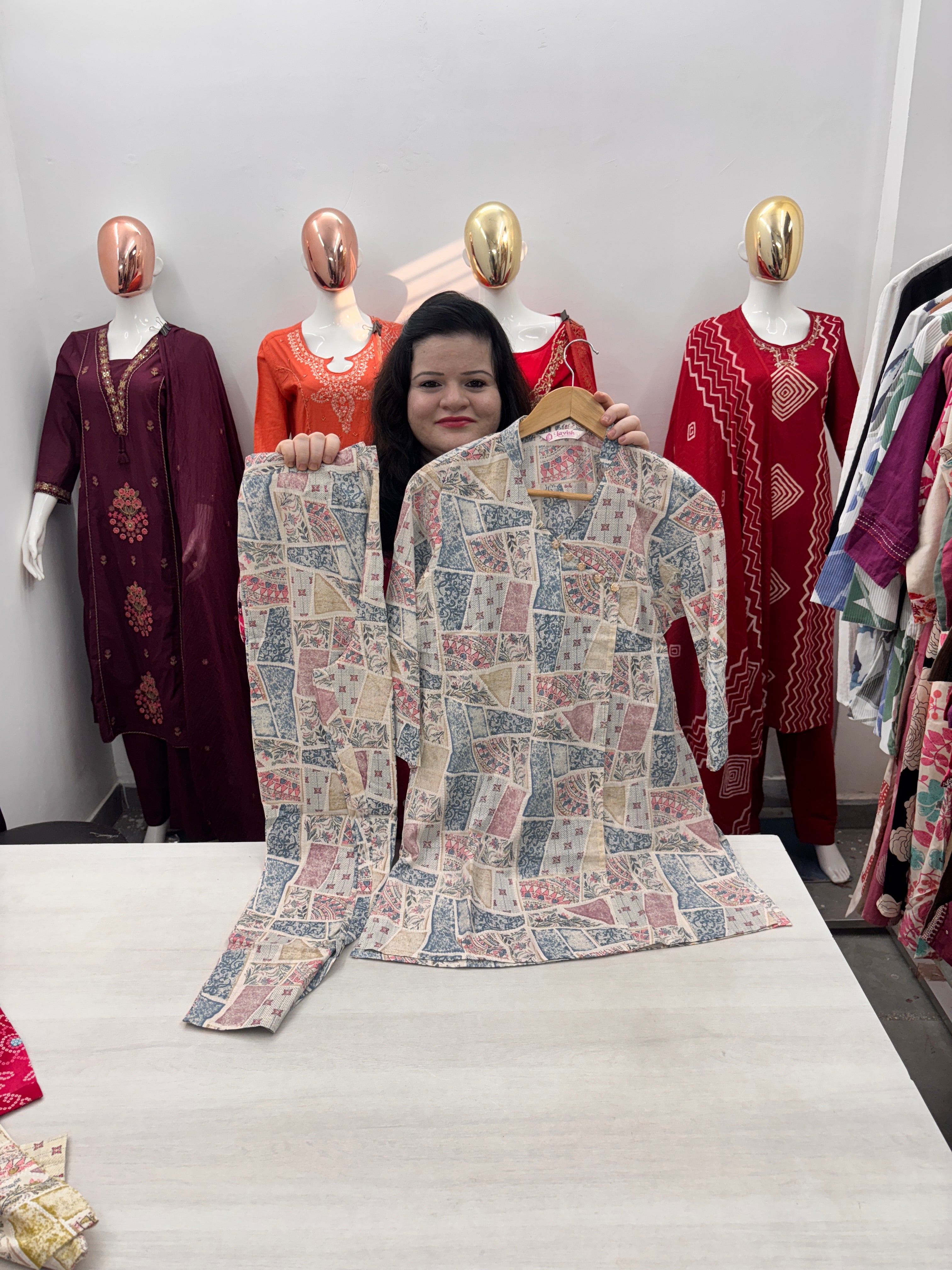 Anangrakha cotton coord set