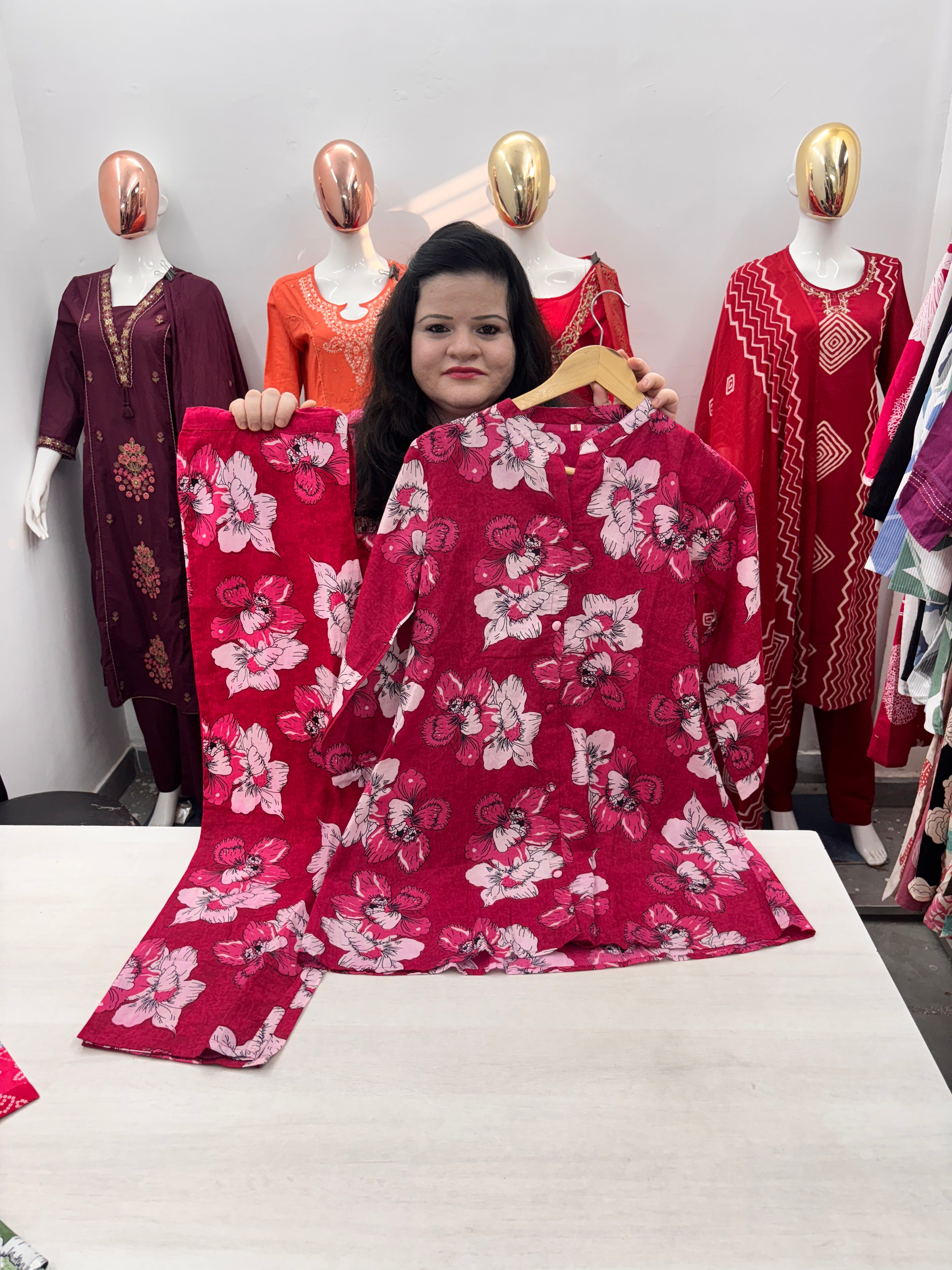 Cotton Casual Coord Set