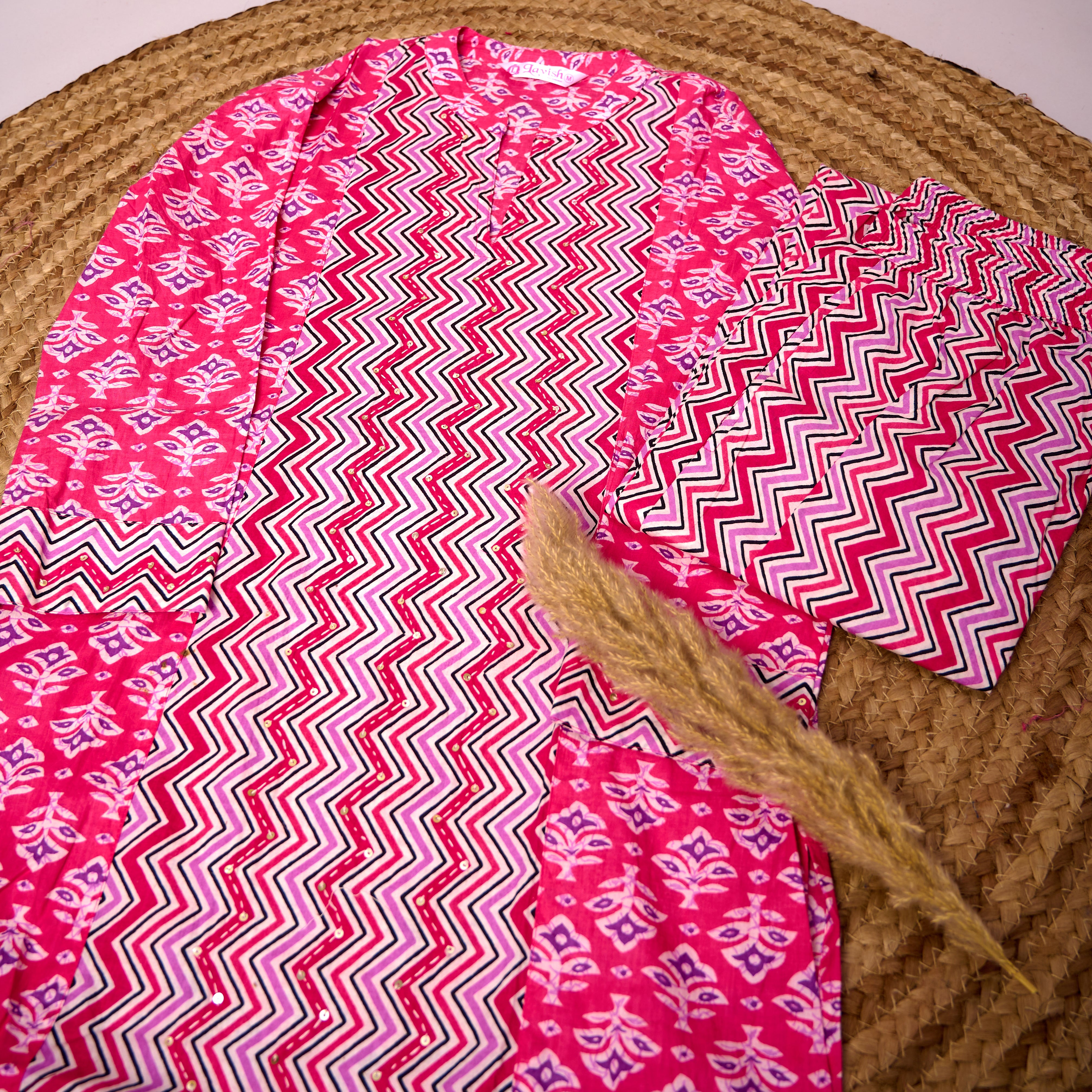 Cotton taj group coord set
