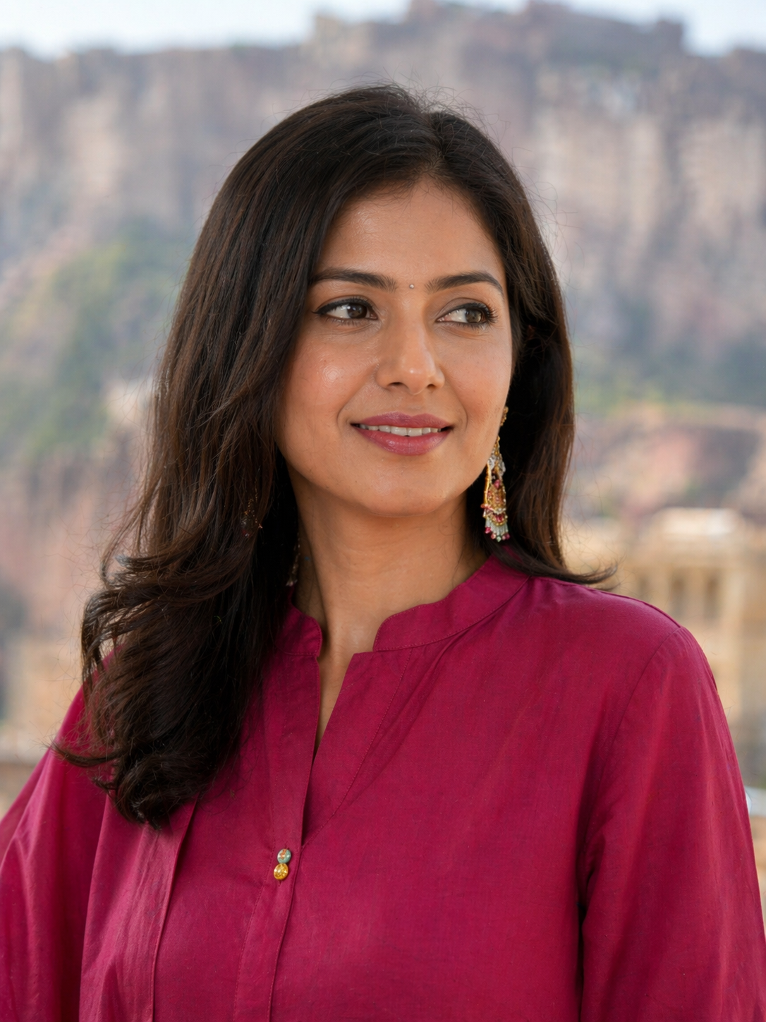 Rani Pink Handblock Printed Cotton 3 Piece Suit Set with Dupatta | Ethnic Kurta Pant Set for Women | Festive & Daily Wear