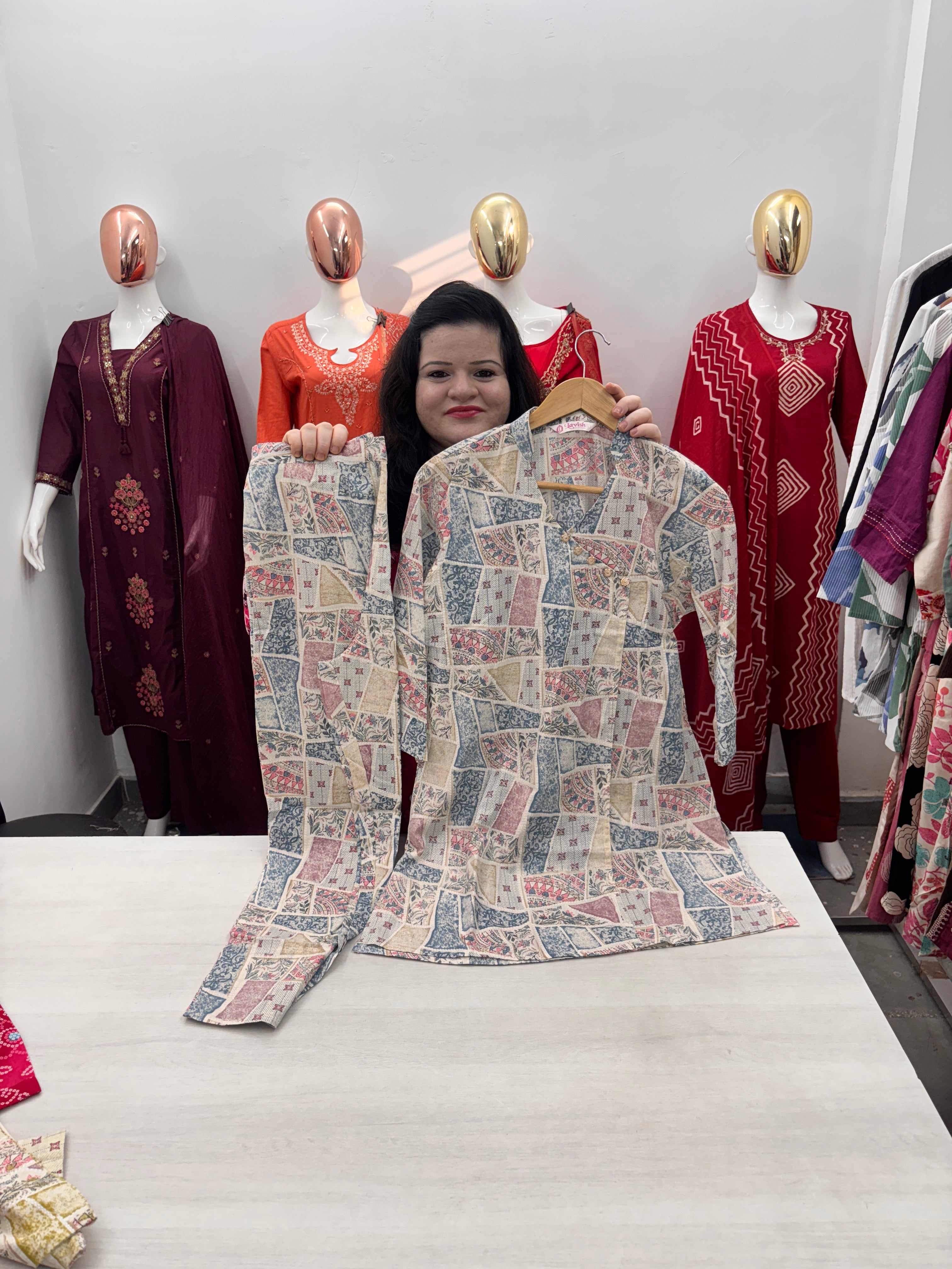 Anangrakha cotton coord set