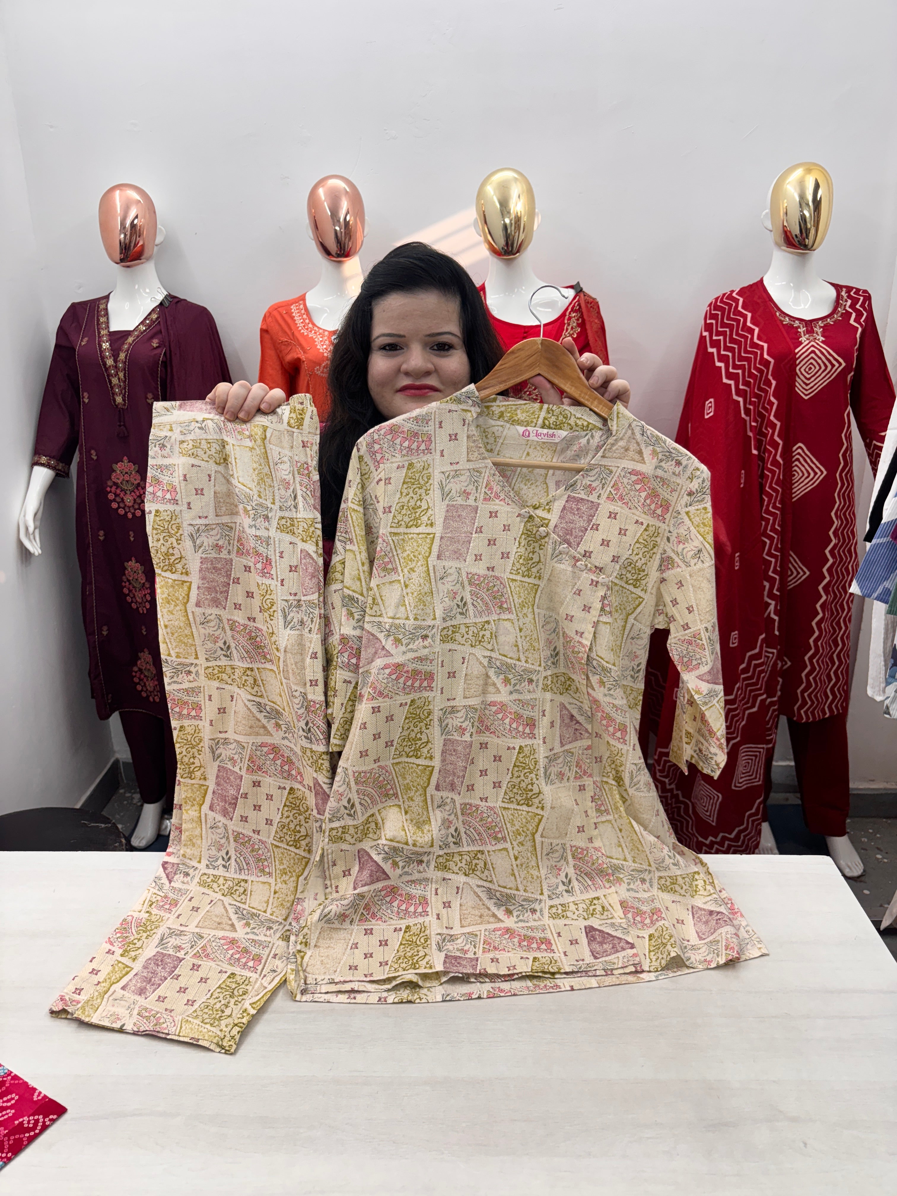 Anangrakha cotton coord set