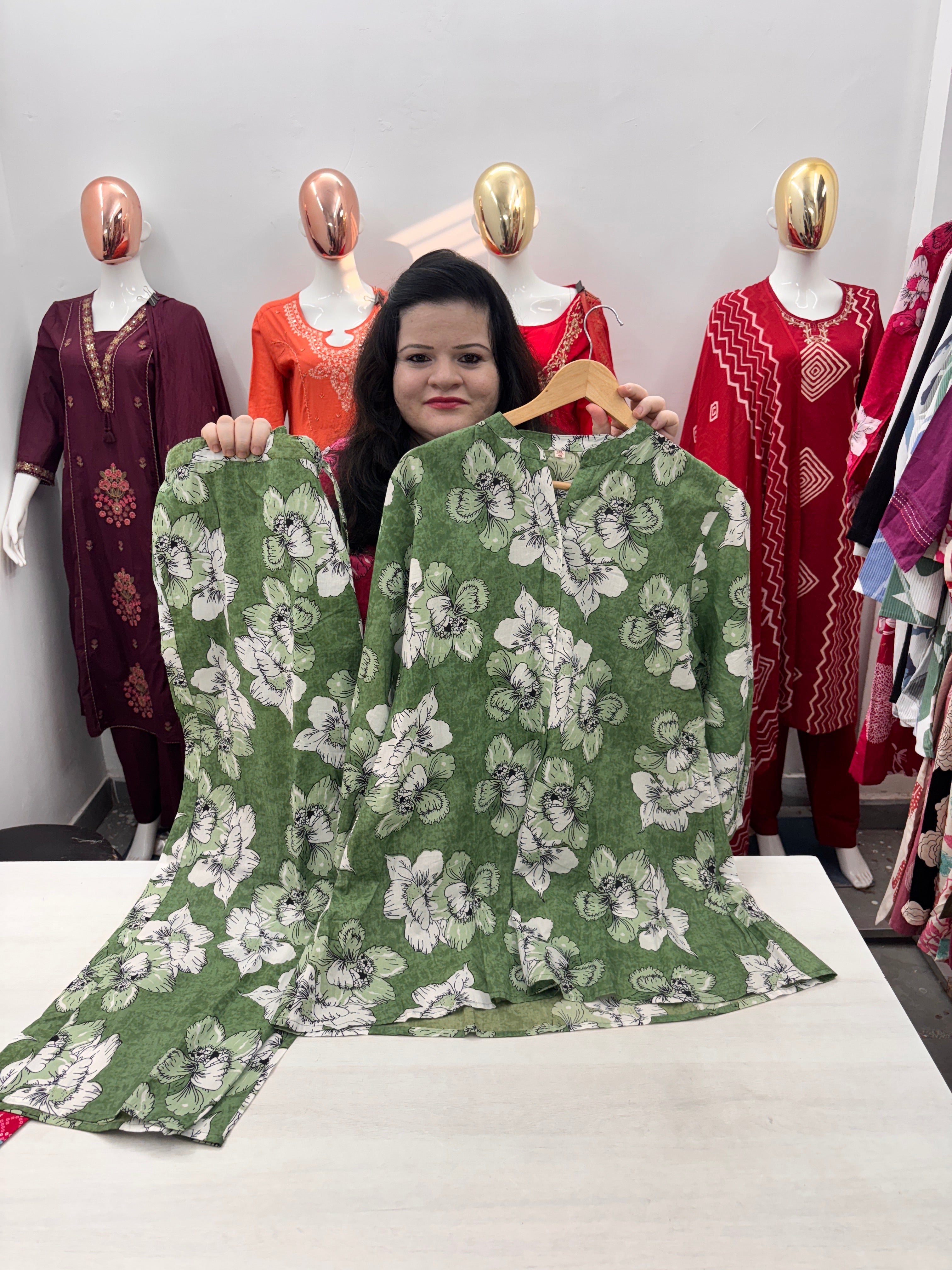 Cotton Casual Coord Set