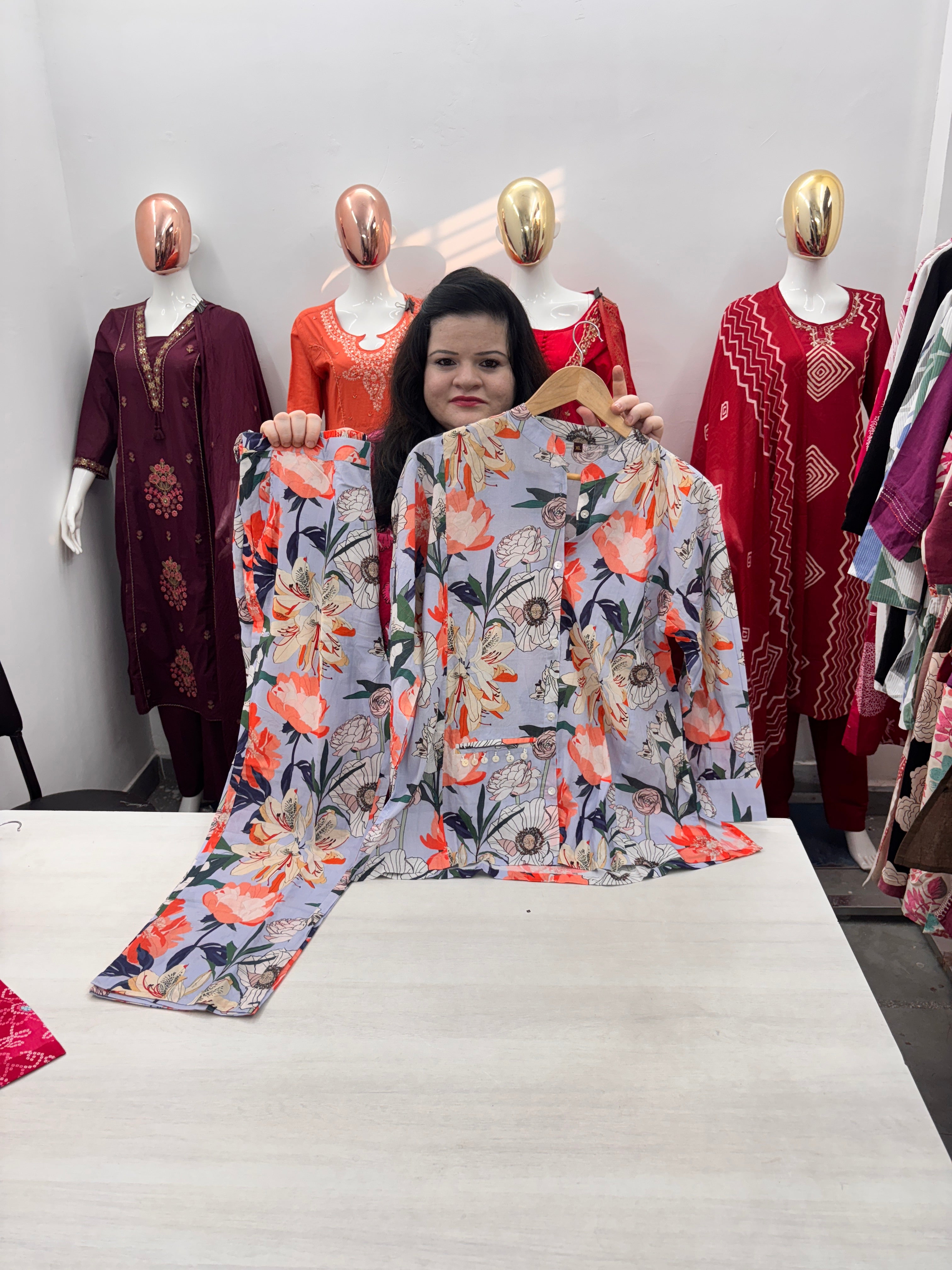 Cotton Casual Coord Set