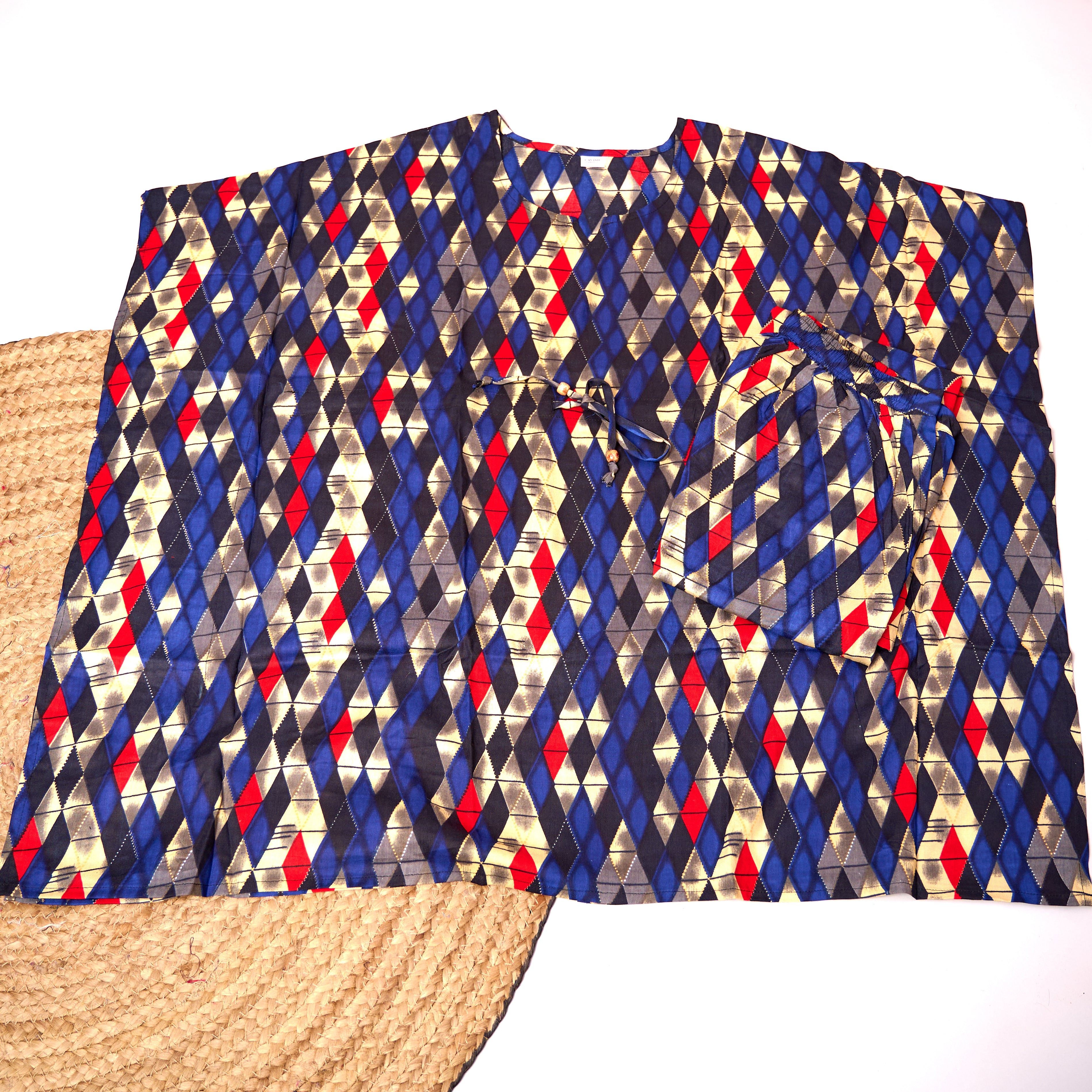 Rayon Kaftan Coord Set