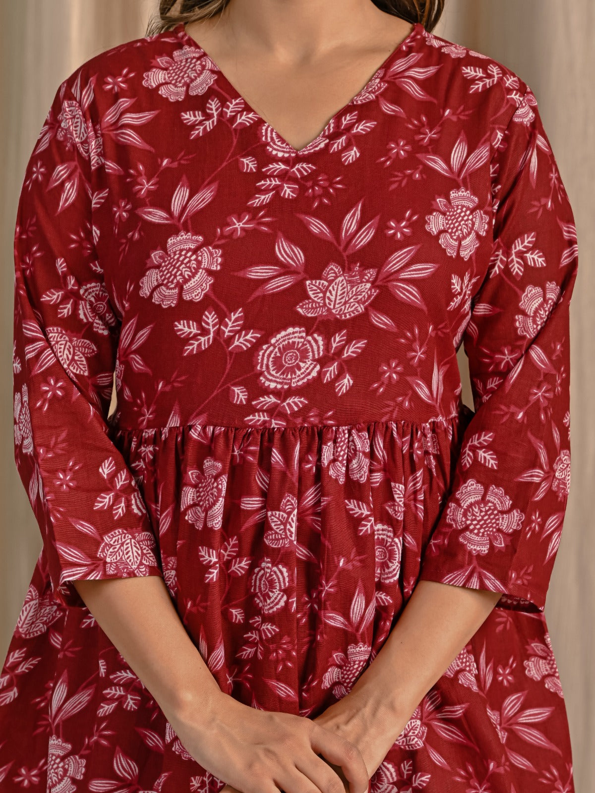 Short cotton top for girls